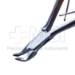 Dean (Blumenthal) Rongeur, Curved 90 Degrees, 3.5mm x 11mm Bite, Overall Length 6" (150mm) - D7268