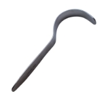 Deaver Retractor, 19mm Blade, Long Flat Grip Handle, Overall Length 7" (180mm) 
