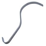 Deaver Retractor, Pediatric, 9.6mm (3/8") Blade, Overall Length 7-1/4" (182mm) 
