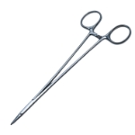 DeBakey Needle Holder, Delicate, Ring Handles, Straight DCG Jaws, Overall Length 8" (200mm) 
