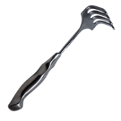 Rake Retractor, Deep, 4 Prongs, Blunt, 2-1/4" x 2", Ergonomic Handle, Overall Length 10-1/2" (270mm) 