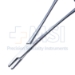 Derf Needle Holder, Heavy 13mm Serrated Jaws, Ratchet Lock, Ring Handle, Dull Finish, Overall Length 4-3/4" (130mm) - D1092
