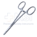 Derf Needle Holder, Heavy 13mm Serrated Jaws, Ratchet Lock, Ring Handle, Dull Finish, Overall Length 4-3/4" (130mm) - D1092