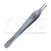 Derlacki Ossicle Holding Clamp, 1mm Teeth, 1.5mm x 4mm Vertical Groove, 1.5mm x 2mm Horizontal Groove, Thumbscrew, Overall Length 4.8" (123mm) - 114-2813-08
