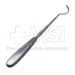 Deschamps Ligature Needle Carrier, Left Hand, Sharp, Flat Handle, Overall Length 8" (200mm) - D2564