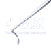 Deschamps Ligature Needle Carrier, Right Hand, Sharp, Flat Handle, Overall Length 8" (200mm) - D2562