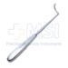 Deschamps Ligature Needle Carrier, Right Hand, Sharp, Flat Handle, Overall Length 8" (200mm) - D2562