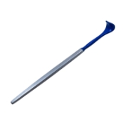 Desmarres Lid Retractor, Insulated, Size 0, 11mm Wide Retractor Blade, Flat Handle, Matte Finish, Overall Length 5-1/2"(140mm) 