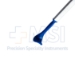 Desmarres Lid  Retractor, Insulated, Size 2, Flat Handle, Matte Finish, 14mm Blade, Overall Length 6-1/4" (160mm) - 518286