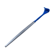 Desmarres Lid Retractor, Insulated, Size 3, 17mm Wide Retractor Blade, Flat Handle, Matte Finish, Overall Length 5-1/2"(140mm) 