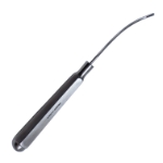 Dingman Otoabrader, Curved Right, 10 Fine Teeth Set Over A Distance Of 5mm, Overall Length 6" (155mm) 