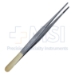 Dissecting Forceps, TC, 1 x 2 Teeth, Overall Length 5-1/2" (140mm) - 86-10145
