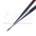 Dissecting Scissors, Curved, 15mm Blad, 8mm Wide Flat Handle, Overall Length 7" (180mm) - 1943-29ASSI
