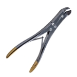 Wire Cutter, TC, Angled Jaws, Double Action, Overall Length 8-1/2" (216mm) 
