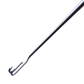 Double Prong Micro Hook, Blunt, 2mm Spread, Overall Length 5-5/8" (143mm) 