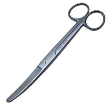 Doyen Gynecological Scissors, Curved, Overall Length 6-7/8" (175mm) 