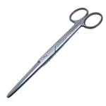 Doyen Gynecological Scissors, Straight, Overall Length 6-7/8" (175mm) 