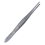 Dressing Forceps, 2mm x 16mm Tip, Overall Length 5.1" 