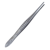 Dressing Forceps, 2mm x 16mm Tip, Overall Length 5.1" 