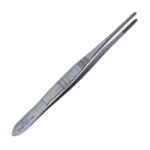 Dressing Forceps, 2mm x 19mm Tip, Overall Length 4.7" 