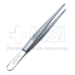 Dressing Forceps, Narrow, Serrated Jaws, Overall Length 5" (127mm) - 10-12130
