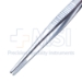 Dressing Forceps, Serrated, Narrow, Overall Length 4" (102mm) - 10-12105