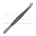 Dressing Forceps, Narrow,Curved, Serrated Jaws, Overall Length 6-1/4" (159mm) - 10-13160