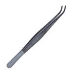 Dressing Forceps, Narrow,Curved, Serrated Jaws, Overall Length 6-1/4" (159mm) 