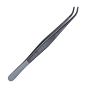 Dressing Forceps, Narrow,Curved, Serrated Jaws, Overall Length 6-1/4" (159mm) 