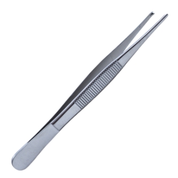 Dressing Forceps, Narrow, Serrated Jaws, Overall Length 6" (152mm) 