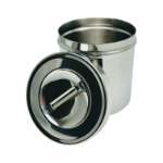 Dressing Jar, 1-7/8 Quart, Slip-Over Cover, Seamless Design, Recessed Lid Handle, Dimensions 4-7/8" x 6-1/4" 