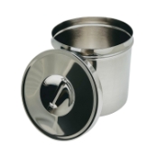 Dressing Jar, 4-3/4 Quart, Slip-Over Cover, Seamless Design, Recessed Lid Handle, Dimensions 6-3/4" x 7-3/4" 