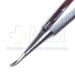 Drew's Needle Holder, Curved, Lock, Mid-Screw To Tip Length 15mm, Round Knurled Handle, Overall Length 4-3/4" (121mm) - 11-7-3003