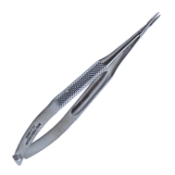 Drews Needle Holder, Straight, Without Lock, Mid-Screw To Tip Length 15mm, Round Knurled Handle, Overall Length 4-3/4" (121mm) 402809,11/7/3002,K6-2991