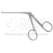 Ear Forceps, Serrated Jaws (Pitch 0.3), Curved Right, Fine Model, 4.5mm Jaw Length, Shaft 82mm - 232-D40-10