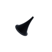 Ear Speculum, Oblique, Angled 20 Degrees, Oval End, Ebony, 3 x 4mm 