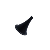 Ear Speculum, Oblique, Angled 20 Degrees, Oval End, Ebony, 5 x 6mm 