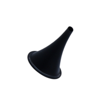 Ear Speculum, Oblique, Angled 20 Degrees, Oval End, Ebony, 5.5 x 6.5mm 