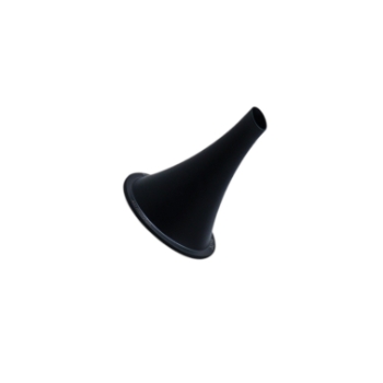 Ear Speculum, Oblique, Angled 20 Degrees, Oval End 6mm x 7mm, Ebony 
