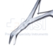Echlin Rongeur, Double Action, 2mm X 12mm Bite, Curved On Side, Overall Length 9" (230mm) - D7480