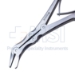 Echlin Rongeur, Double Action, 3mm X 12mm Bite, Curved On Side, Overall Length 9" (230mm) - D7482