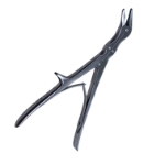 Echlin Rongeur, Double Action, 3mm X 12mm Bite, Curved On Side, Overall Length 9" (230mm) 
