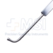 Eicken Antrum Cannula, Short Curve, 4mm, Luer Lock - 697351KS