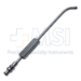 Eicken Antrum Cannula, Short Curve, 4mm, Luer Lock - 697351KS