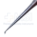 Epstein Curette, Size 000, Reverse Angled, Oval Cup, Hollow Bruns Handle, Overall Length 8" (203mm) - D9580