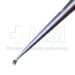 Epstein Spinal Fusion Curette, Size 000, Reverse Angle, Overall Length 8" (203mm) - 351341J