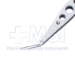 Ernest Mcdonald II Lens Inserting Forceps, Angled, Cross Action, Three Hole Handle - 11-6-9330