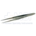 Eye Dressing Forceps, Delicate, Straight, Overall Length 4" (102mm) - 466211J