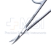 Eye Scissors, Curved, Sharp, Mid-Screw To Tip Length 20mm, Overall Length 3-1/2" (90mm) - 11-5-8321
