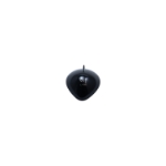 Eye Shield, Large, Black Plastic, Bilateral, Autoclavable, With Handle (28.5mm x 25.5mm) 